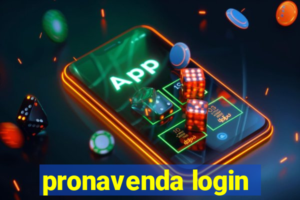 pronavenda login